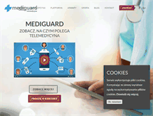 Tablet Screenshot of mediguard.pl